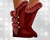 !N! Fur Boots Red