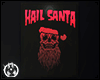 Animated Neon Hail Santa