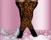 Thigh High Boots Leopard