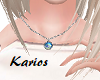 K` Mermaid Necklace
