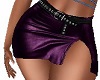 Leather Skirt Purple 8
