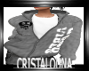 Good vibes gray hoodie
