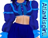 Blue Blouse with Bow