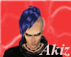 ]Akiz[ Blue/Black Mohawk
