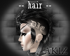 ]Akiz[ "Die" Black Hair