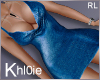 K Bell Blue dress RL