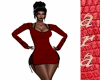 casual dress red sexy