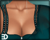 Teal Ruffle Club Top