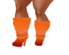 Orange Suede Boots