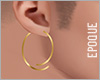 .:Eq:. Gold Wire Hoops