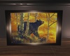 Fall Bear framed