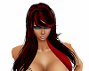 Black and Red Riva hair