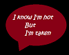 hot and taken sign