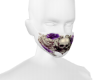 Purple Rose/Skull Mask