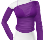 *B* Purple Sheer Blouse