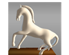 White/Bronze Horse Statu