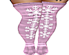 Pink Snowflake Boots