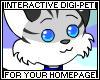 White Digi-Tiger HP Pet