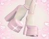 minnie soft pink heels