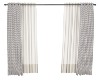 taupe plaid curtains