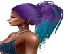 purple blue hair