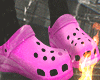 pink crocs f