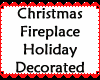 Fireplace Holiday Decor