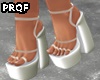 White Platform Heels