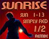 SUNRISE SIMPLEY RED 1/2