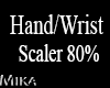 Hand Wrist 80 %