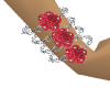 red rose bracelette