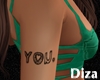D! tattoo arm "Youe"