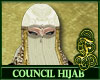 Council Hijab White