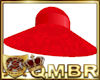 QMBR Hat Fascinator Red