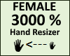 Hand Scaler 3000% Female