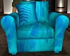 Niebieski Fotel
