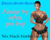 Black bimbo lace bra