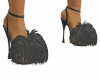 Ostrich Feather Shoes