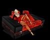 passion red love couch 