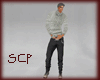 Gray Male Pants style1
