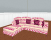 pink and leopord couch