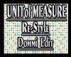 UNIT OF MEASURE Re-Style