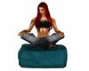 [i] Yoga cushion blue