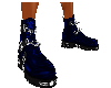 Goth Blue Boots