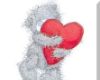 Gray Bear Huggin Heart