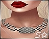 S* Silver Mesh Necklace
