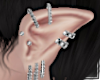Elf Ear + Earring Silver