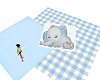 BABY BOY ELEPHANT RUG