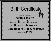 bart birth certificate