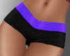 Black/Purple BootyShorts